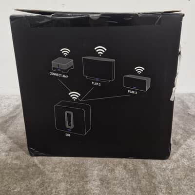 Sonos Sub Black Subwoofer - Deep Bass - Excellent w/ Original Box & Power Cable image 4