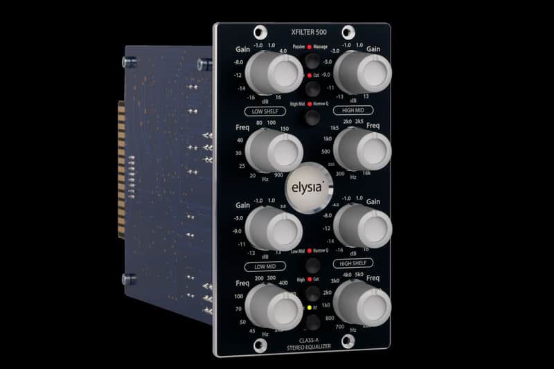 Elysia xfilter 500 Stereo 500 Series Equalizer Module 2010s - Blue image 1