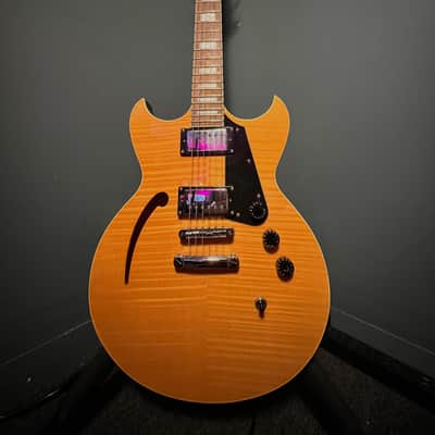 Reverend Manta Ray HB 2010s COMES WITH CASE - rare Flamed Maple image 3