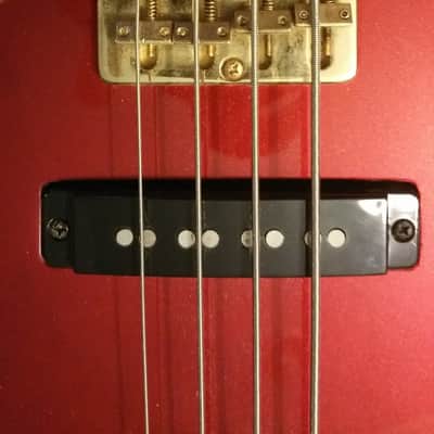 Aria Pro II RSB 80's RED bass guitar image 8