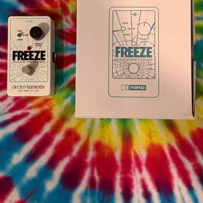 Electro-Harmonix Freeze Nano Sound Retainer Sustain Pedal 2010 - Present - Blue / Gray image 2