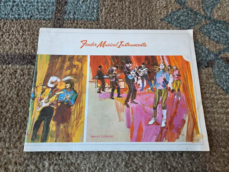 Vintage 1966-1967 Fender Musical Instruments Full-Line Catalog! Rare, Original Case Candy, Paperwork! image 1