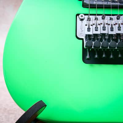 JACKSON USA Custom Shop Dinky HSH Floyd "Neon Green + Ebony" (2026) image 10