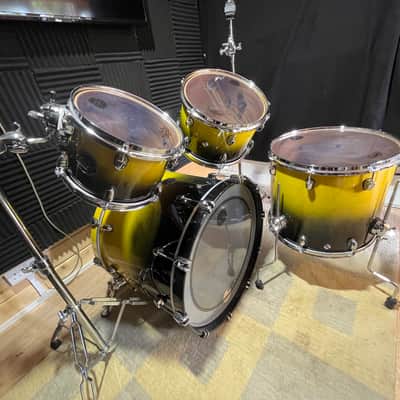 Mapex SR529XU Saturn Rock 10x7/12x8/16x14/22x18" 4pc Shell Pack 2021 - Present - Sulphur Fade image 5