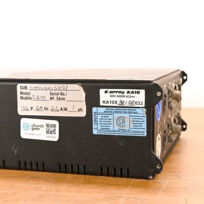 K-Array KA10 Class D Digital Audio Power Amplifier with Onboard DSP CG01ZKZ image 5