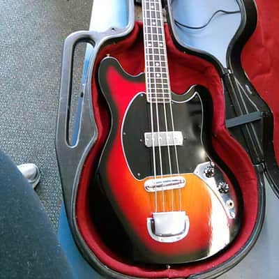Kent 559-1462 Short Scale Bass Vintage 60s, 70s Tobacco Sunburst image 1