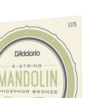 D'Addario 11.5-41 Medium/Heavy Phosphor Bronze 8 String Mandolin Strings - EJ75 image 5