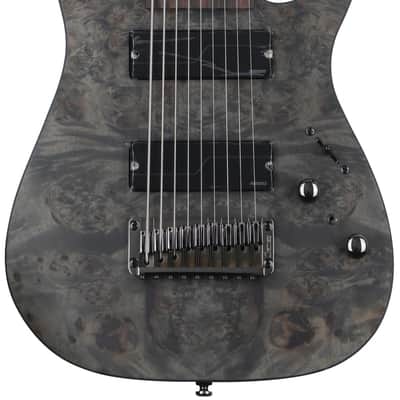 Ibanez Axe Design Lab RG9PB 9-string Electric Guitar - Transparent Gray Flat image 2