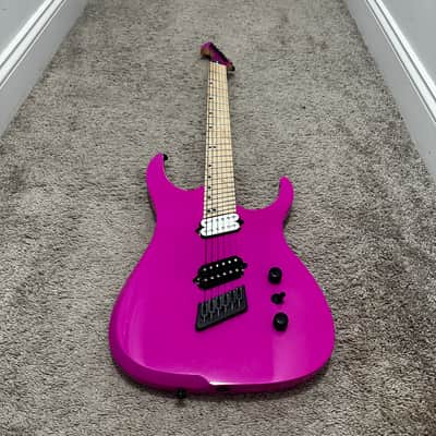 UPGRADED Ormsby HypeGTR 2018 Magenta GTR Hype 6 Multiscale Electric Guitar w/ Hard Case image 1