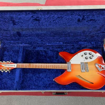 Rickenbacker 330/12 Electric 12-String Guitar 1967 - Fireglo with Original Case image 5