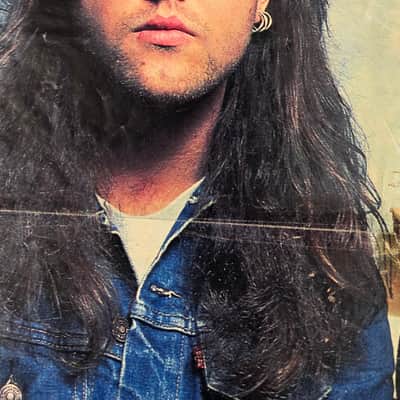 Metallica Autograph 1988 (Jason Newsted,James Hetfiel...) 1988 + Kirk Hammett's Guitar Pick 1988 image 3