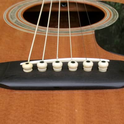 1975 Yairi YW-600 Dreadnought Guitar New Jacaranda Natural+Vintage Flight Case image 20