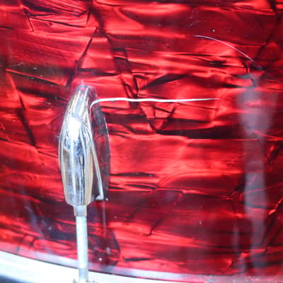 1960's Gretsch Name Band in Red Wine Pearl 14x22 16x16 9x13 image 7