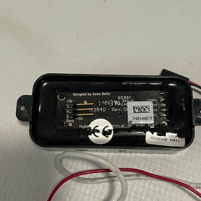 2015 USA Seymour Duncan Dino Cazares 7 String Black Bridge Position Active Humbucker Guitar Pickup & EMG Wiring Pots image 14