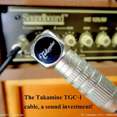 Takamine Guitar Cable TGC-1 3.3m / 10ft High Resolution Acoustic Guitar Cable image 11