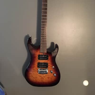 Washburn  X series 2002 Vintage tobacco Sunburst quilted maple image 3