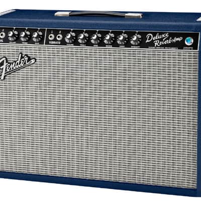 Fender Limited Edition ’65 Deluxe Reverb Navy 1×12 Celestion Blue Speaker image 1