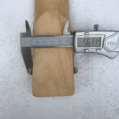 Maple Wood Guitar Neck with Rosewood Fretboard Red Headstock image 5