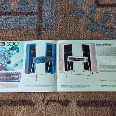 Vintage Circa 1971 Kustom Public Address Systems Catalog! Rare, Original Case Candy, Paperwork! image 3