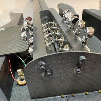 Fosse Ultra II Electric Sitar | Rare Handmade Carbon Fiber | Collector Grade image 11