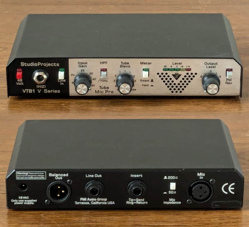 Studio Projects VTB1 Tube Mic Preamp & DI image 1