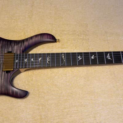 PRS Limited Edition Herman Li Signature Chleo 2025 - Present - Charcoal Purple Burst image 2