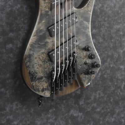 Ibanez EHB1506MS-BIF Bass Workshop EHB Electric Bass 6-String Multi Scale - Black Ice Flat + Gig Bag PGPGB image 12