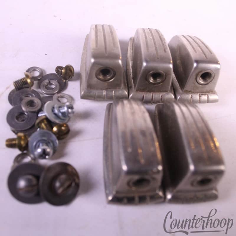 *Ludwig/WFL 5x Tom/Snare Drum Small Classic Nickel Lugs Set 1 1/4" Vintage 50s* image 1