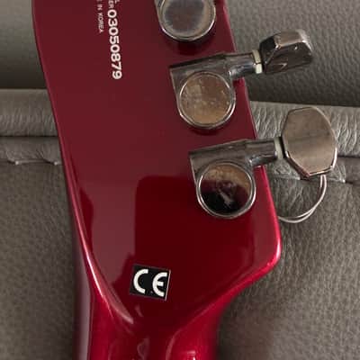 Joe Walsh autographed Fender Special Edition Set-Neck Esquire Custom GT 2003 - Crimson Red Metallic image 1