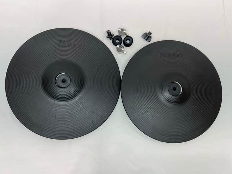 Immagine Roland CY-13R V-Cymbal 13" Ride Pad and Roland CY-12C V-Cymbal 12" Crash Pad TWO PACK - 1