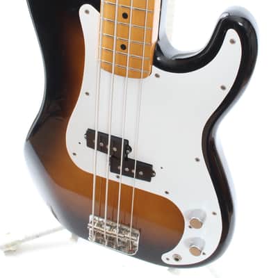 1983 Squier Precision Bass '57 Reissue sunburst image 3