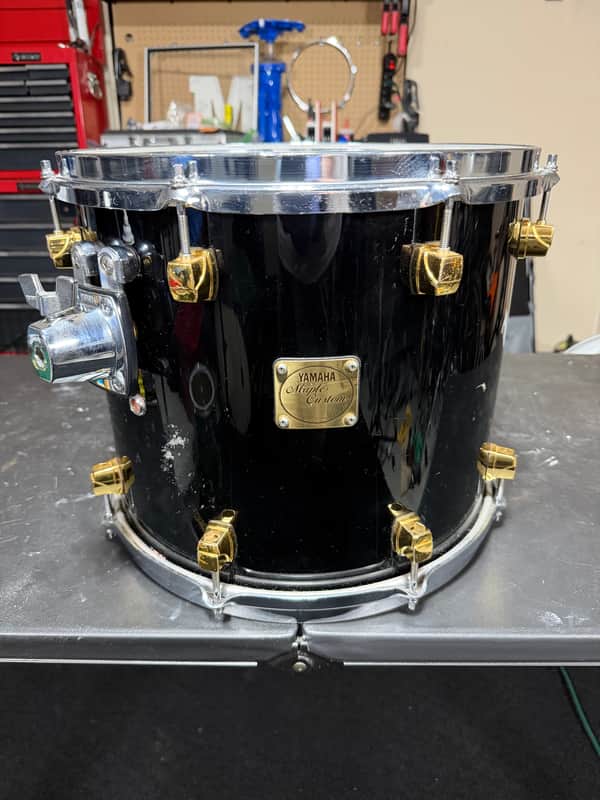 Yamaha Maple Custom 14x11 - Piano Black image 1