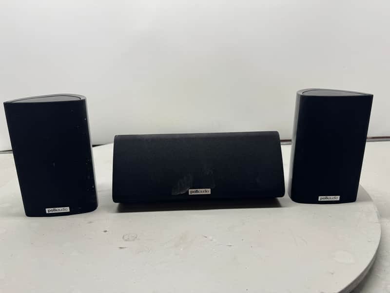 Polk Audio RM8 Satellite Speakers Surround Sound Home Theater HiFi Passive image 1