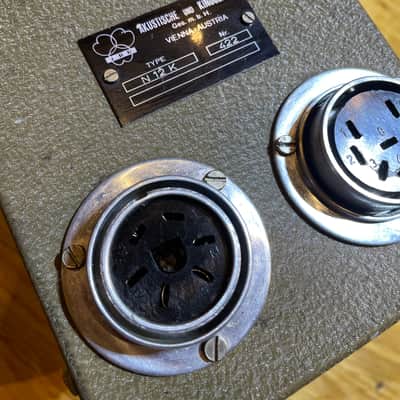 AKG C 12 Large Diaphragm Multipattern Tube Condenser Microphone 1950s - Silver image 9
