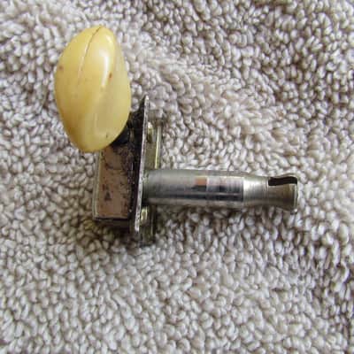 1964 Fender Mustang Tuning Machine Kluson Double Line Plastic Button Mustang Duo Sonic B-A Tuner image 3