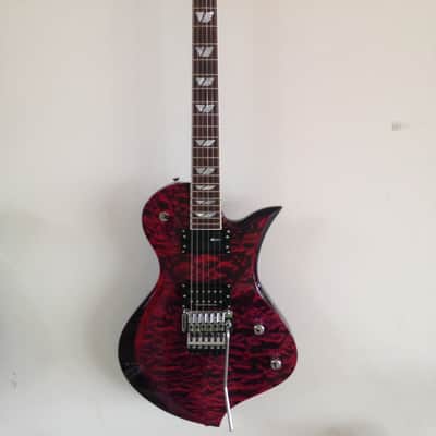 Fernandes Ravelle 2010 Translucent Purple w/ Rosewood Fretboard image 2