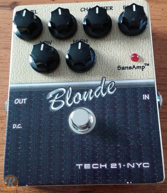 TECH 21 NYC Blonde ギターエフェクター sansamp Tech 21 Blonde Overdrive/Boost | Reverb