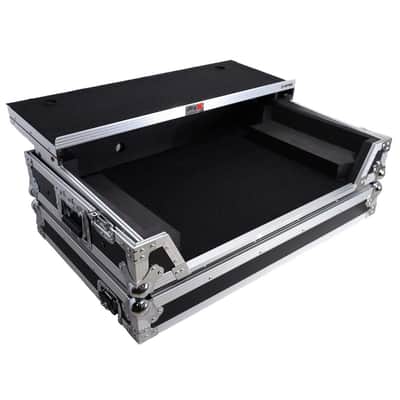 ProX XS-DDJFLX10WLTBL Silver Case for DDJ-FLX10 or DDJ-GRV6 Controller w Shelf and Wheels image 3