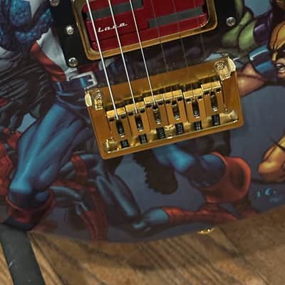 Peavey Rockmaster Marvel Avengers Electric Guitar - Iron-Man Themed image 4