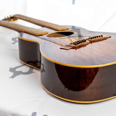Daion THE '80W Doubleneck (6/12 String) Acoustic Early 1980s - Serial 103369 image 15