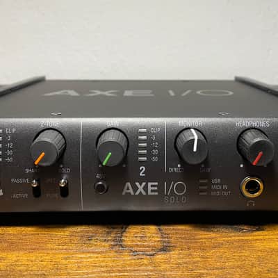 IK Multimedia AXE I/O Solo USB Audio Interface 2020 - Present - Black image 3