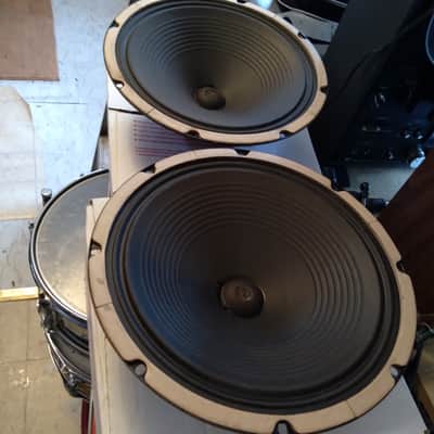 1965 Jensen C12Q Guitar Speaker MINT Awesome Tone MATCHED PAIR 8 OHMS image 2