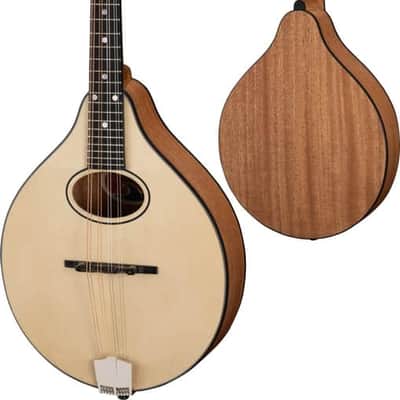 Eastman PCH-M104 Flat Top Mandolin - Natural w/ Bag image 3