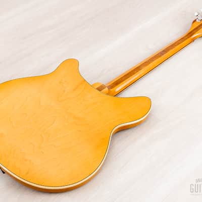 1960s Rickenbacker 375 Vintage Guitar Mapleglo w/ Toaster Tops, Accent Vibrato & Case image 14