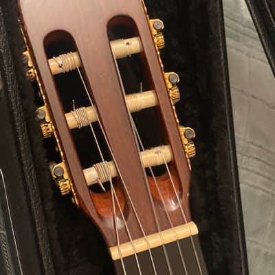 Manuel Raimundo Hand Built N660-E  Acoustic ( Bone saddle & Nut ) 3steel+3 Nylon Strings Flamenco Classical 1980's to 2000's  - Thin Gloss Coate image 16