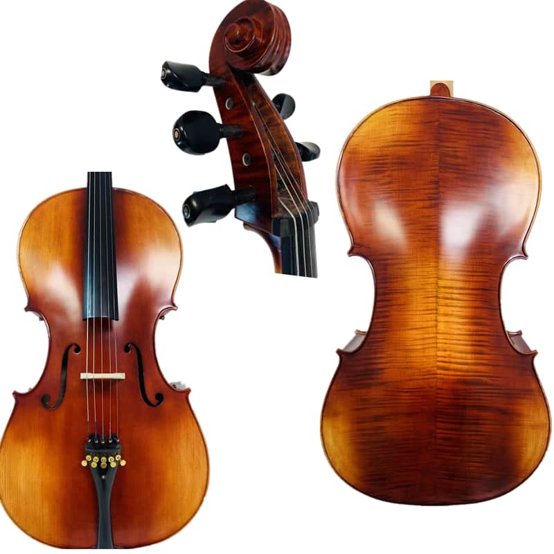 Rare Professional song maestro European tone 5 Strings Cello 4/4, Stradivarius Model image 1