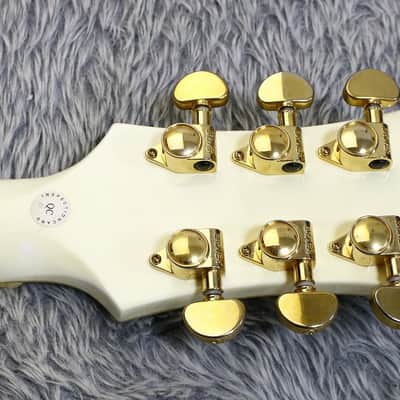 2008 made Epiphone CHINA Les Paul Custom Alpine White Qingdao Made in China image 15