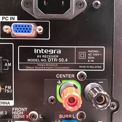 Integra AV Receiver DTR-50.4 HDMI Surround Sound Home Theater image 8