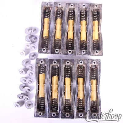 *Ludwig 10x Large Bow-Tie Bass Drum Lugs Chrome Club Date Marching 3 7/8"USA WFL image 3