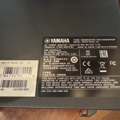 Yamaha Motif XS Rack Tone Generator 2000s - Gray image 4